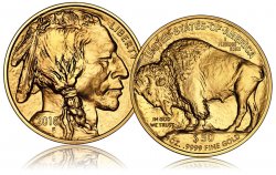 1 oz Gold American 24k Buffalo. Current and Back dates available