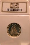 1887 P Seated Quarter. NGC Certified Proof 65, Population 41!!