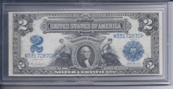 1899 $2 Silver certificate