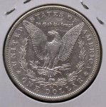 1890 CC Tailbar Morgan Dollar in XF/AU!