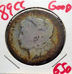 1889 CC Morgan Dollar in Good