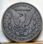 1899 P Morgan Dollar in VF!
