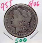1895 S Morgan Dollar in G/VG!